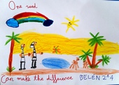 Kid’s Art of One Seed