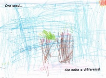 Kid’s Art of One Seed