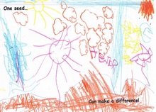 Kid’s Art of One Seed