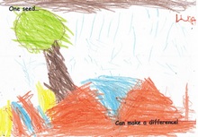 Kid’s Art of One Seed