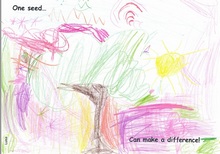 Kid’s Art of One Seed
