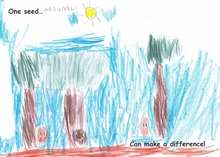 Kid’s Art of One Seed