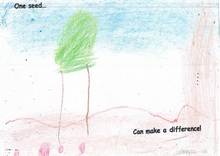 Kid’s Art of One Seed